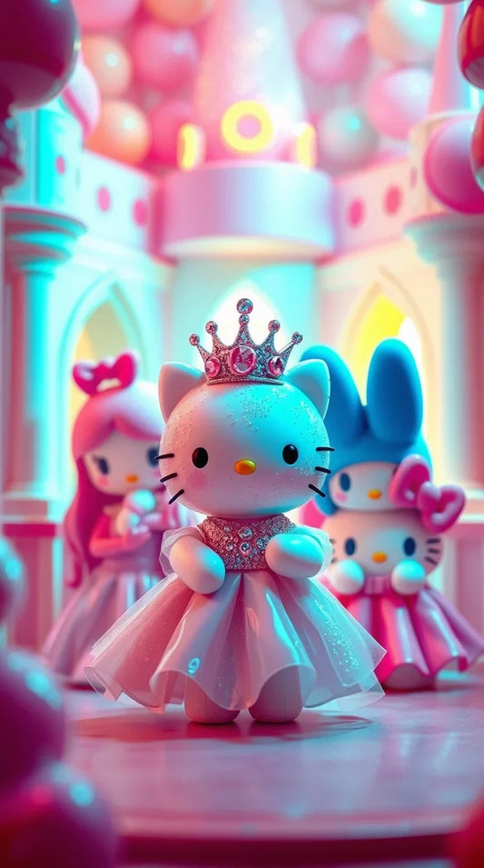 Black and white Hello Kitty images