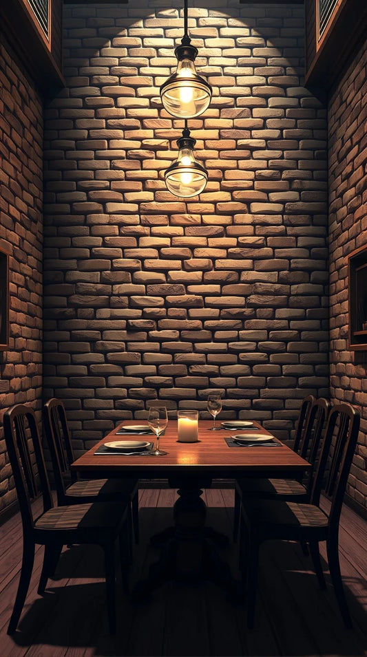 Chic and modern wallpaper designs for a contemporary dining room