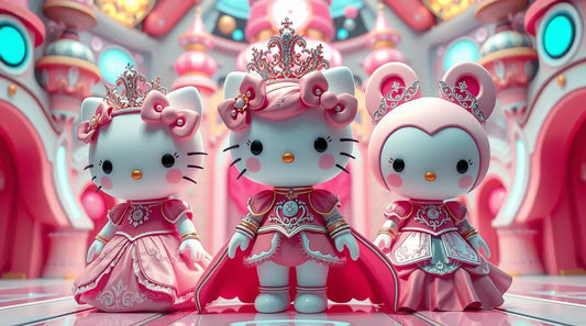 4K pink Hello Kitty bow wallpaper