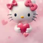 Aesthetic Hello Kitty Background 4k