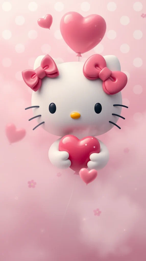 Aesthetic Hello Kitty Background 4k