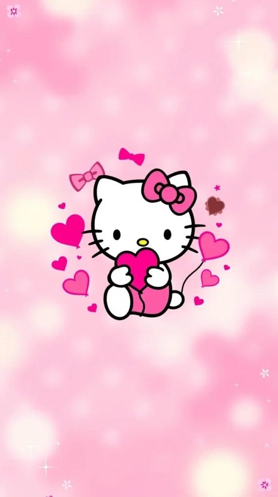 HD Cute Hello Kitty Background Iphone