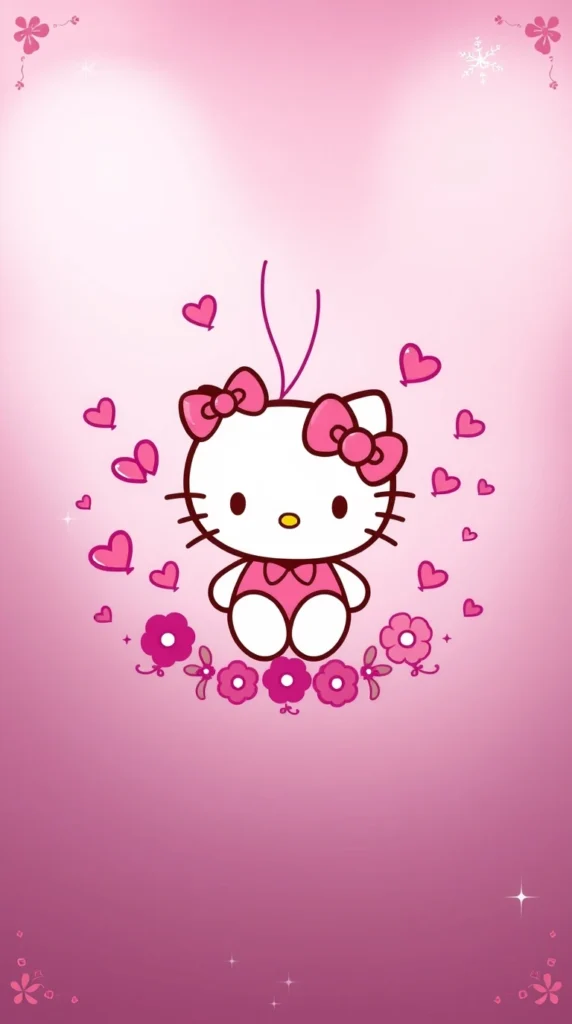 Hello Kitty And Friends Background Iphone