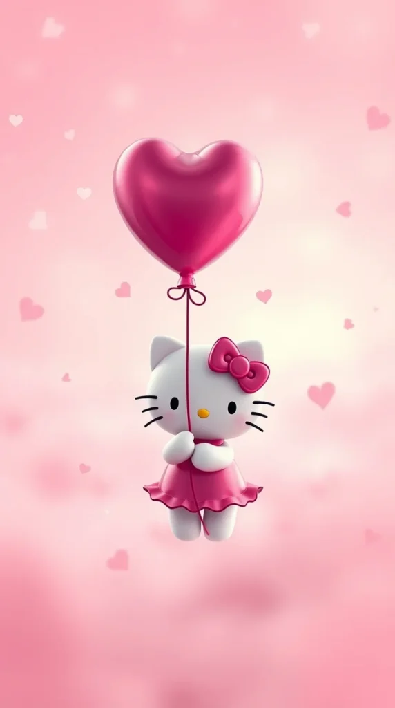 4K Hello Kitty Background Iphone Love