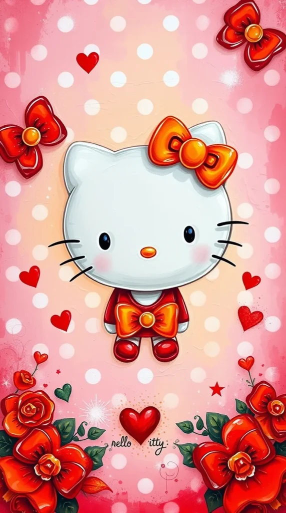 4k Cool Hello Kitty Background For Iphone