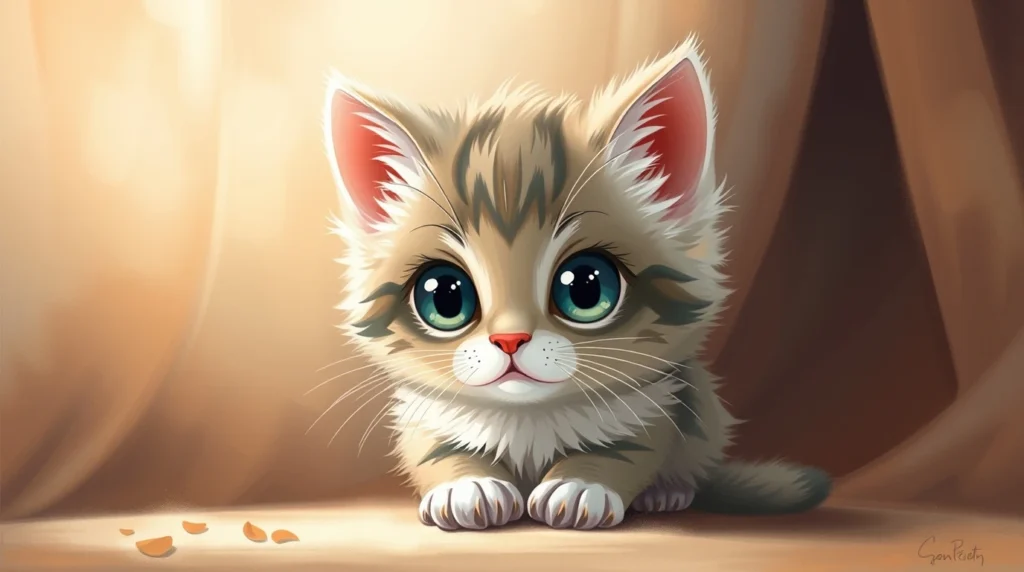 4K HD Adorable Little Kitten Wallpaper