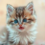 4K HD Fluffy White Kittens Wallpaper