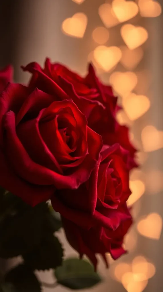 4k Wallpaper Valentines Day Wallpaper Deep Red Roses