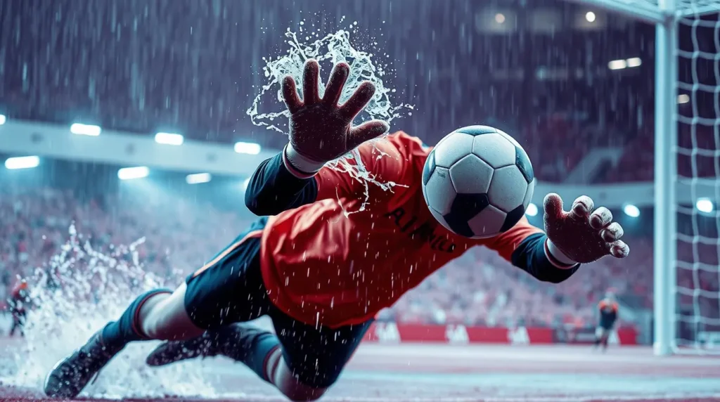 Epic Goalkeeper Dive – Cool Football Wallpaper in HD
