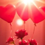 Warm Light & Heart Balloons – 4K Valentine’s Day Wallpaper