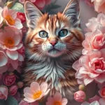 iPad Chibi Kitty Wallpaper