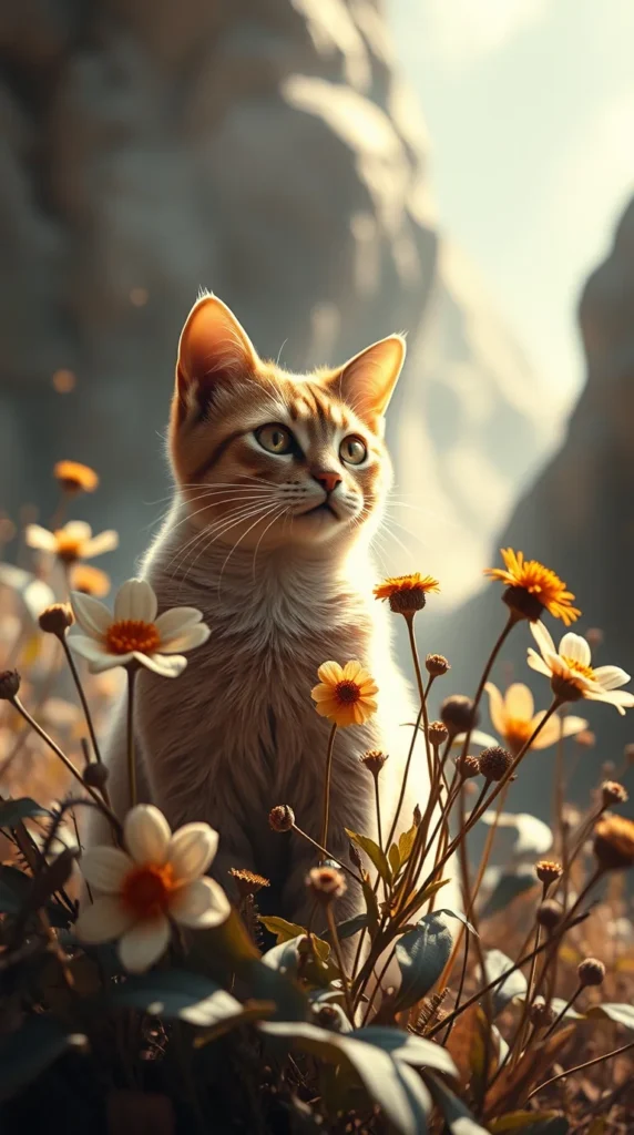 Phone Cute White Kittens Wallpaper