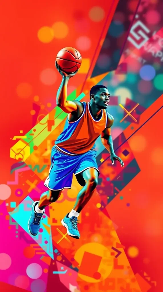 Drippy Basketball Wallpapers for iPhone & Laptop