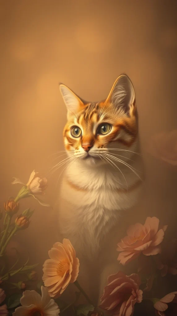 iPhone Lock Screen Cat Wallpaper