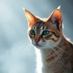 iPhone White Fluffy Kitty Wallpaper