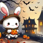 Anime Halloween 4K Desktop Wallpaper