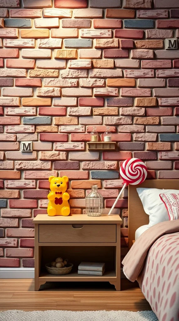 Bedroom Wallpaper Brick Ideas