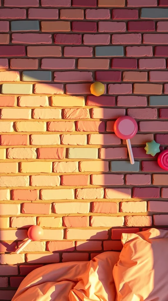 3D Brick Wallpaper Bedroom Ideas