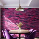 Brick Wallpaper In Dining Room