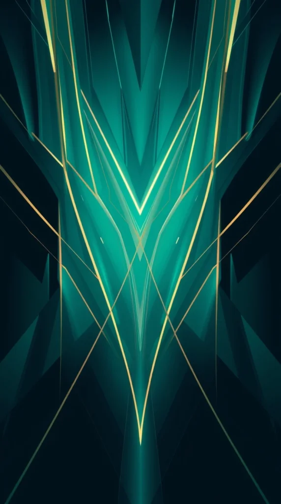 Deep Teal Painting: Luxurious Feel Art