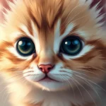 Free Small White Kitten Image