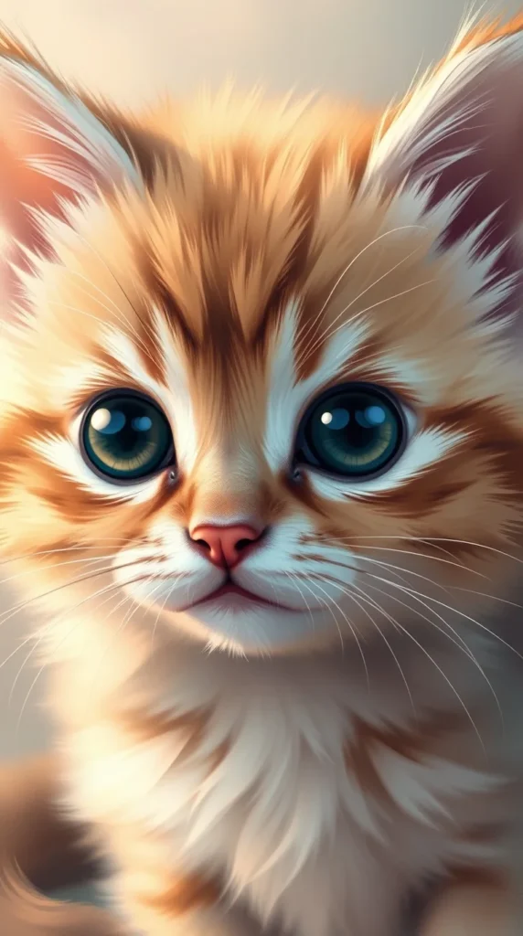 Free Small White Kitten Image