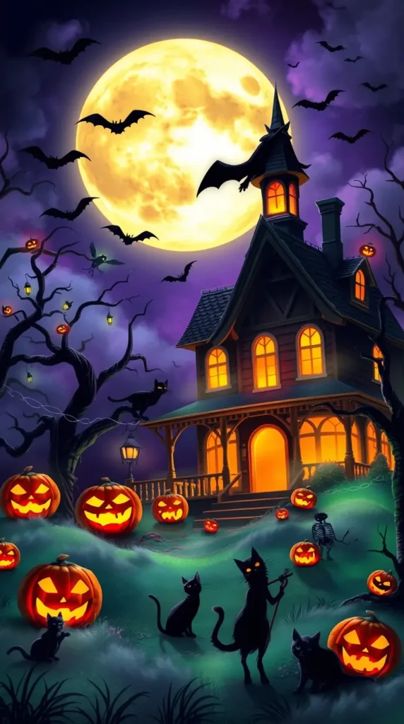 High-Resolution Halloween Desktop Wallpaper 4K