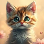 Free HD Silly Kitten Wallpaper