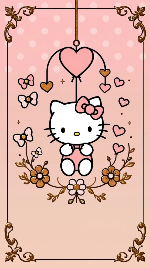 4K Hello Kitty Background Iphone Cute