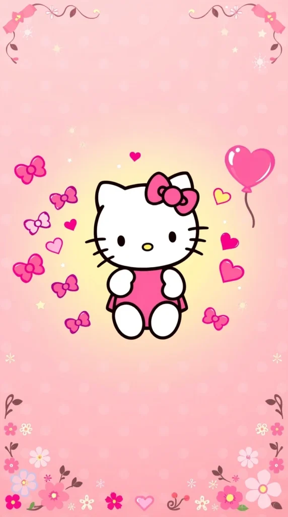 HD Hello Kitty Cute Backgrounds Iphone