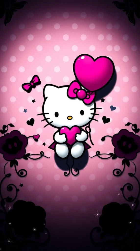 Free Hello Kitty HD Background Phone