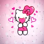 4k Hello Kitty White Background Cute