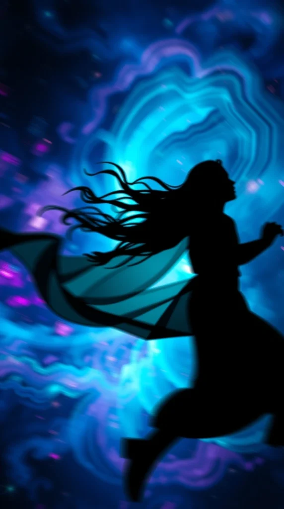 Free Luxurious Ethereal Teal Painting