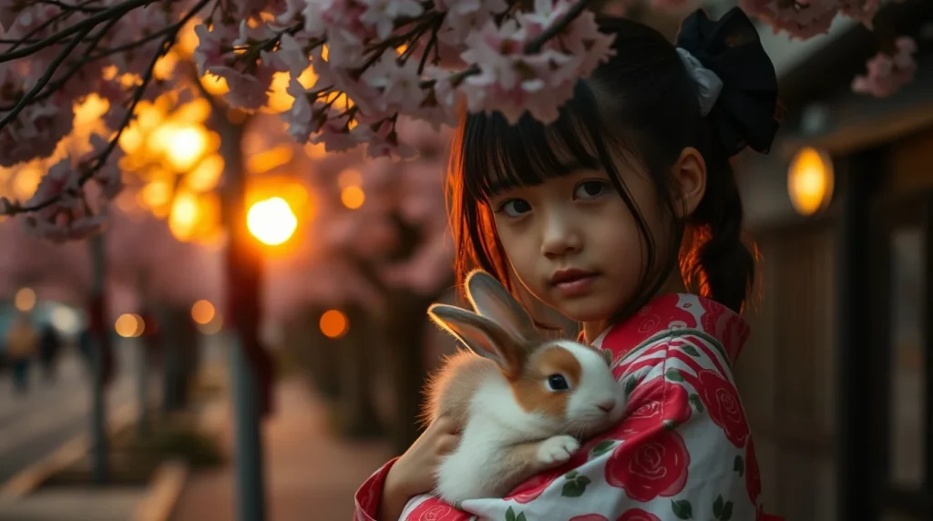 Golden Autumn Glow – Aesthetic Girl Wallpaper
