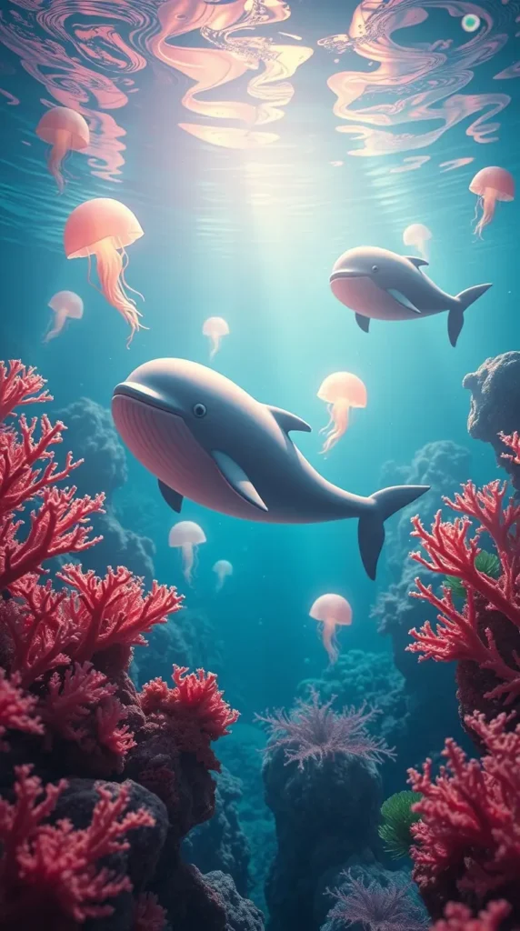 Mesmerizing Underwater Cool 4K iPhone Wallpaper