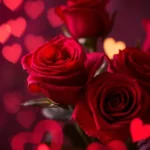 High-Resolution Roses – Valentine’s Day Background