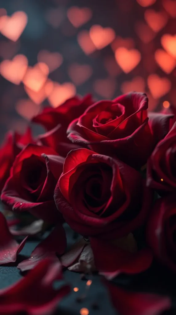 Valentine’s Day Roses – 4K Wallpaper Ideas for iPhone