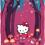 Free Black Dark Hello Kitty Download