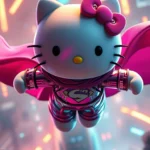 4K Black Hello Kitty Wallpaper Download