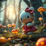 Blue Hello Kitty Background Download