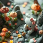 4K Black Background Hello Kitty Wallpaper