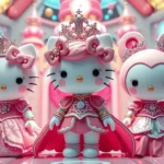 4K Pink Hello Kitty Bow Wallpaper Download